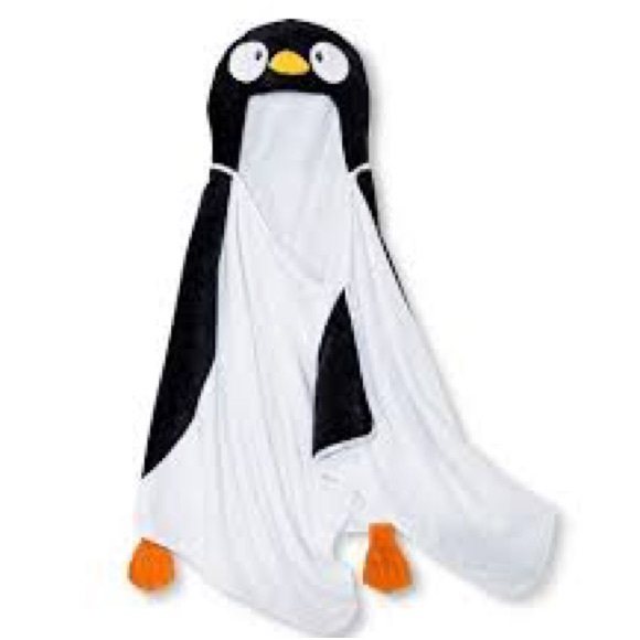 Circo Penguin Hooded Terry Swim Towel Kids OS - Picture 1 of 5